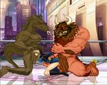  king_of_fighters leopold_goenitz minotaur mugen rule_63 