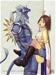  azasuke_wind final_fantasy_x kimahri tagme yuna 