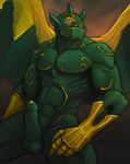  abs anthro balls biceps big_balls big_muscles big_penis erection fundles galio gargoyle league_of_legends male muscles pecs penis red_eyes solo thick_penis uncut wings 