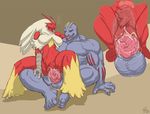  avian balls big_breasts blaziken breasts clitoris cum cum_in_pussy cum_in_uterus cum_inside eyes_closed female fydbac internal machoke male nintendo nipples penetration penis pok&#233;mon pokemon pussy red_eyes sex shi straight talons thighs tongue vaginal vaginal_penetration vein video_games yellowpower 