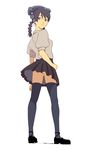  no_panties original ryo_chimo solo thighhighs zettai_ryouiki 