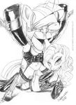  bit_gag blindfold bridle chain clothing collar corset cutie_mark duo elbow_gloves english_text equine female feral friendship_is_magic gag gagged garter_belt garter_straps gloves horn horse legwear lesbian lingerie looking_at_viewer mammal monochrome my_little_pony nipples pinkie_pie pinkie_pie_(mlp) pony pussy_juice rope sex_toy shackles siberwar stockings teats text twilight_sparkle twilight_sparkle_(mlp) unicorn vibrator 