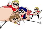  dash_parr helen_parr robert_parr the_incredibles violet_parr 