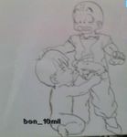  ben_10_mil dragon_ball_z krillin son_gohan tagme 