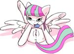  anus bloss blossomforth blossomforth_(mlp) blue_eyes condom condom_in_mouth equine female feral flexible friendship_is_magic hair inviting mammal my_little_pony pegasus presenting pussy solo tongue tongue_out two_tone_hair wings 