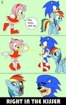  3pac amy_rose comic crossover friendship_is_magic my_little_pony rainbow_dash sonic_team sonic_the_hedgehog 