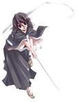  black_hair bleach izumiya_otoha kuchiki_rukia shikai sode_no_shirayuki_(shikai) solo sword weapon 