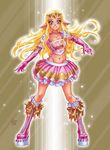  blonde_hair earrings erica_reis frills glowing jewelry long_hair pink pointy_ears princess_zelda skirt solo the_legend_of_zelda the_legend_of_zelda:_ocarina_of_time 