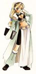  90s alchemy atelier_(series) atelier_marie book boots highres knee_boots long_hair low-tied_long_hair magic marie_(atelier) ouse_kohime 