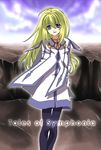  artist_request black_legwear blonde_hair blue_eyes collet_brunel copyright_name long_hair pantyhose solo tales_of_(series) tales_of_symphonia 