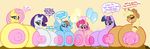  applejack badgerben fluttershy friendship_is_magic my_little_pony pinkie_pie rainbow_dash rarity twilight_sparkle yiffer 