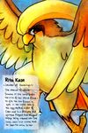  avian bird english_text female feral flying haychel nintendo pidgeot pok&#233;mon red_eyes solo text video_games wings 