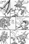  black_and_white comic english_text erection female greyscale haychel lucario male monochrome nintendo penetration penis pidgeot pok&#233;mon pok&eacute;mon sex straight text vaginal vaginal_penetration video_games 