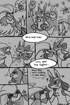  black_and_white comic english_text female haychel lucario male monochrome nintendo pidgeot pidgey pok&#233;mon pok&eacute;mon text unknown_character video_games 