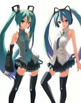  hatsune_miku tagme thighhighs vocaloid zengxianxin 