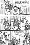  black_and_white comic english_text female greyscale haychel lucario male monochrome nintendo pidgeot pok&#233;mon pok&eacute;mon text video_games 