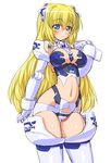  altrene bad_id bad_pixiv_id blonde_hair blue_eyes blush breasts busou_shinki dd_(ijigendd) doll_joints elbow_gloves gloves large_breasts long_hair looking_at_viewer midriff navel simple_background smile solo thigh_gap thighhighs very_long_hair white_background white_legwear wrist_cuffs 