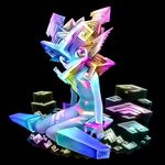  abstract bismuth highres original personification shuusou_showa simple_background 