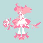  abstract flower kaku_sugar kaname_madoka magical_girl mahou_shoujo_madoka_magica no_lineart pink_hair rose solo 