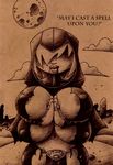  breasts clothing corruption_of_champions desert drake_fenwick english_text female hair huge_breasts monochrome multi_breast nipples sand_witch sand_witch_(coc) sepia text torn_clothing 