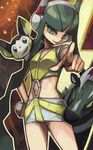  bangs emolga eric_muentes gen_5_pokemon headphones kamitsure_(pokemon) navel pokemon pokemon_(creature) pokemon_(game) pokemon_bw2 zebstrika 