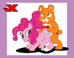 2012 all_fours anthro anthro_on_feral bear bestiality blue_eyes brown_eyes care_bear care_bears crossover cum cum_inside cutie_mark doggystyle duo equine female feral friendship_is_magic from_behind hair horse interspecies jk male mammal my_little_pony open_mouth pink_hair pinkie_pie_(mlp) pony sex simple_background straight tenderheart_bear 