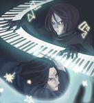  bad_id bad_pixiv_id black_eyes black_hair cross_eyed gloves harry_potter instrument keyboard_(instrument) multiple_boys musashi_(giojo) musical_note pale_skin sekomumasada_sensei severus_snape wand white_gloves yume_nikki 