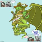  dialog dialogue dragon english_text fanart fapping female females feral gangbang group group_sex human interspecies invalid_tag magic_the_gathering male mammal masturbation nicol_bolas outrage planeswalker pussy reverse_gangbang sarkan_vol sarkhan_vol sex shardshatter straight text tezzeret wings wurm 