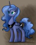  blue_eyes cutie_mark equine eyeshadow female feral friendship_is_magic horn horse makeup mammal mn27 moon my_little_pony plain_background pony princess_luna_(mlp) solo winged_unicorn wings 