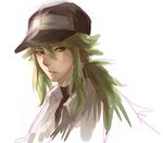  bakusyuu baseball_cap hat long_hair male_focus n_(pokemon) pokemon pokemon_(game) pokemon_bw sketch solo 