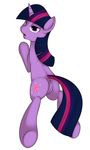  anus butt equine female feral friendship_is_magic hair horn horse kloudmutt long_hair looking_at_viewer looking_back mammal multi-colored_hair my_little_pony open_mouth pony purple_eyes purple_hair pussy solo twilight_sparkle_(mlp) unicorn 