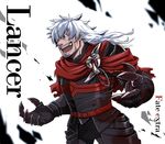  armor beard character_name copyright_name facial_hair fate/extra fate_(series) hachi_(gaoo) long_hair male_focus mustache solo vlad_iii_(fate/extra) white_hair 