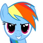  animated blackgryph0n equine female friendship_is_magic hair horse looking_at_viewer mammal multi-colored_hair my_little_pony plain_background pony rainbow_dash_(mlp) rainbow_hair smile solo transparent_background 