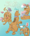 feral gay male mikefur peeing scooby-doo scooby-doo_(series) sex urine watersports 