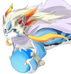  furry lowres no_humans shaorune simple_background solo tales_of_(series) tales_of_rebirth white_background yu-ves 
