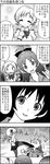  5girls ^_^ akemi_homura check_translation closed_eyes comic commentary_request company_connection drill_hair greyscale hair_ribbon highres kaname_madoka kicking long_hair mahou_shoujo_madoka_magica miki_sayaka mizuhashi_kaori monochrome multiple_girls nonaka_ai open_mouth parody ribbon sakura_kyouko sayonara_zetsubou_sensei school_uniform seiyuu_connection shaft smile style_parody sweatdrop tomoe_mami translated translation_request twin_drills twintails yuuki_akira ||_|| 