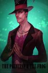  black_hair dark_skin dark_skinned_male dr_facilier facial_hair hat j_(onose1213) jewelry male_focus mustache necklace realistic solo the_princess_and_the_frog top_hat 
