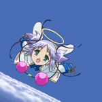  angel animated animated_gif bokusatsu_tenshi_dokuro-chan flying lowres mitsukai_dokuro screencap solo 