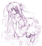  barasuishou monochrome purple rozen_maiden sen_(astronomy) sketch solo 