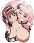  2girls airi airi_(queen's_blade) breasts large_breasts maid melona mousepad multiple_girls queen&#039;s_blade queen's_blade 