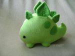  dinosaur hybrid nekonaoko plant plushie reptile sauropod scalie spots stegosaurus 