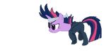  animated bandage bandanna clothing equine eye_patch eyewear female feral friendship_is_magic hair horn horse konami mammal metal_gear_solid multi-colored_hair my_little_pony pony scar skinsuit solid_sparkle tomdantherock twilight_sparkle_(mlp) unicorn 