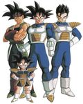  4boys age_difference alien armor bardock black_hair boots brother brothers crossed_arms dragon_ball family father father_and_son grandfather hands_on_hips male male_focus multiple_boys saiyan scar siblings simple_background son son_gohan son_goku son_gokuu son_goten spiked_hair standing transparent_background white_background yamamuro_tadayoshi 