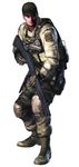  boots capcom dave_johnson gun hunk male male_focus mask resident_evil resident_evil_5 weapon 