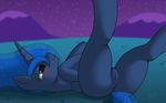  anus blush equine female feral friendship_is_magic hair horn horse long_hair mammal my_little_pony night pony presenting princess_luna_(mlp) pussy skipsy solo winged_unicorn wings 