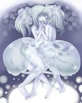  ass blush jellyfish kiss monster_girl ryokuchaism tentacle yuri 