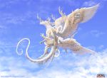  anima:_beyond_fantasy blackdragon94 claws cloud clouds digitigrade dragon feral flying invalid_tag sky solo wen-m white wings 