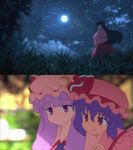  anime_coloring bangs houraisan_kaguya maikaze moon multiple_girls patchouli_knowledge remilia_scarlet tokine_(maikaze) touhou touhou_musou_kakyou 