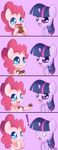  :3 blue_eyes chibi comic cookie drooling equine female feral friendship_is_magic hair horn horse mammal multi-colored_hair my_little_pony pinkie_pie_(mlp) plain_background pony saliva solar-slash twilight_sparkle_(mlp) unicorn young 