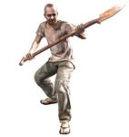  capcom majini resident_evil resident_evil_5 sandals shovel worktool 